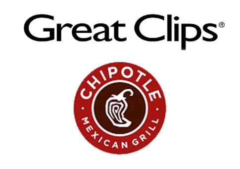 Great Clips and Chipotle